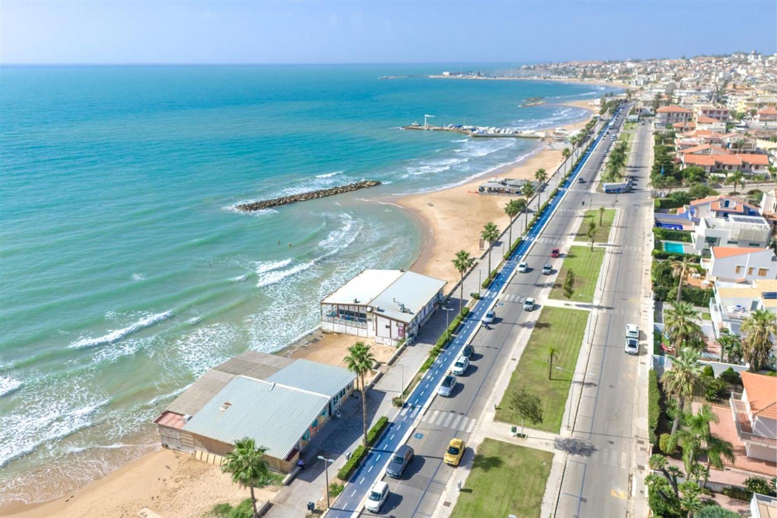 Archimede, Appartamento Con Vista In Centro A מרינה די רגוזה מראה חיצוני תמונה