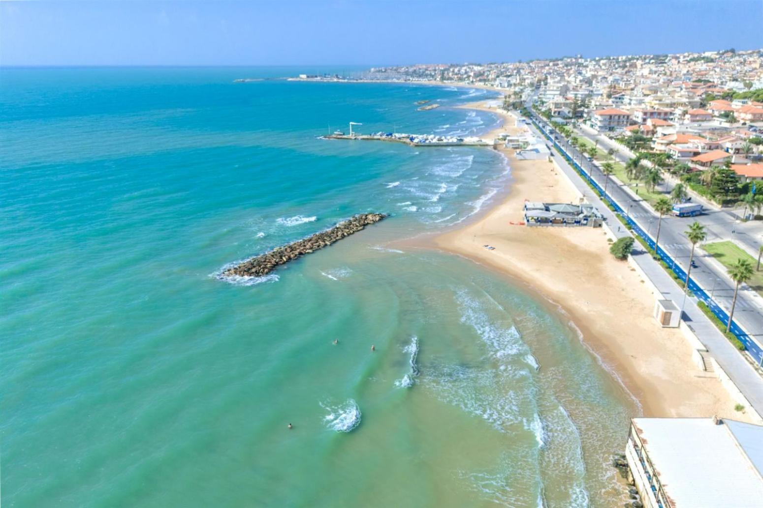 Archimede, Appartamento Con Vista In Centro A מרינה די רגוזה מראה חיצוני תמונה